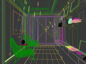 family - office - study room -0145 3D Model