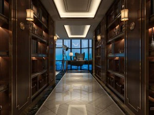 family - office - study room -0146 3D Model