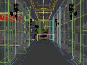 family - office - study room -0146 3D Model