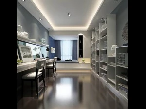 family - office - study room -0148 3D Model