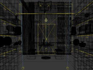 family - office - study room -0149 3D Model