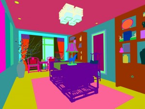 family - office - study room -0150 Modèle 3D