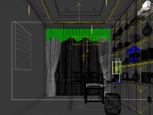 family - office - study room -0151 3D Model