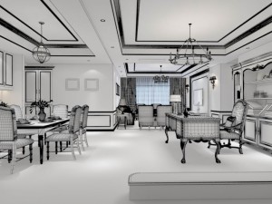 family - office - study room -0152 3D मॉडल