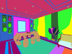 family - office - study room -0157 3D-Modell