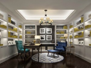 family - office - study room -0158 3D Model