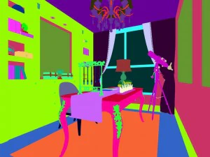 family - office - study room -0160 3D Model