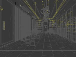 family - office - study room -0162 3D Model