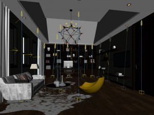 family - office - study room -0163 3D Modell