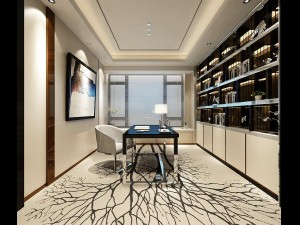 family - office - study room -0166 3D Model