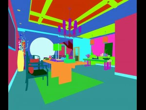family - office - study room -0167 3D Model