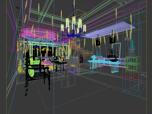 family - office - study room -0167 3D Model