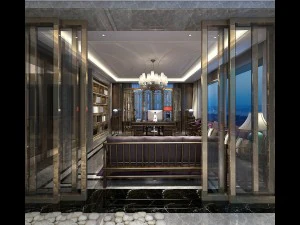 family - office - study room -0168 3D Model