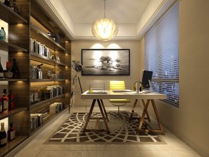family - office - study room -0170 3Dモデル