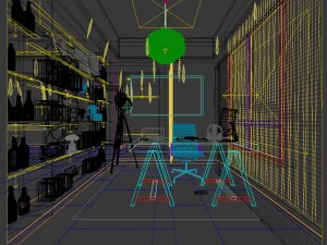 family - office - study room -0170 3D Model
