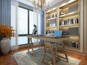 family - office - study room -0171 3D Model