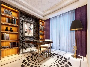 Familie - Büro - Arbeitszimmer -0172 3D Modell