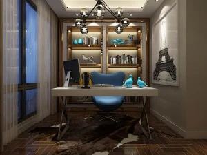 семья - офис - кабинет -0173 3D Модель