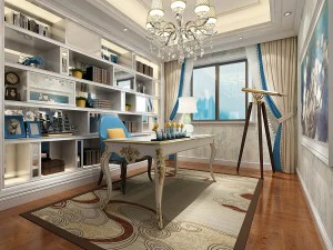 family - office - study room -0177 3D Model