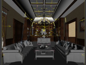 family - office - study room -0180 3D Модель