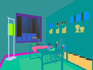 family - office - study room -0185 3Dモデル