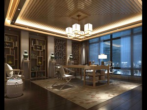 family - office - study room -0186 3D Model