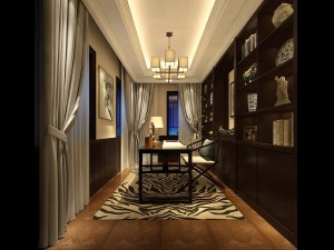 family - office - study room -0187 3D Model
