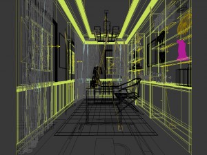family - office - study room -0187 3D Model
