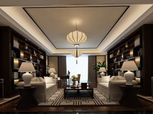 Familie - Büro - Arbeitszimmer -0189 3D Modell