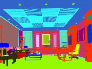 family - office - study room -0190 3D-Modell