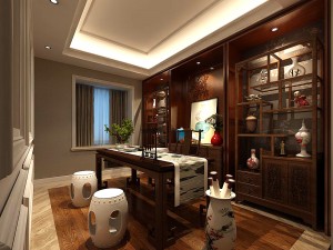 family - office - study room -0192 Modelo 3D