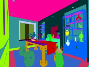 family - office - study room -0192 Model 3D