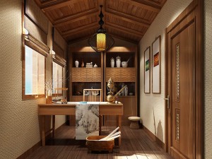 family - office - study room -0193 3D Model