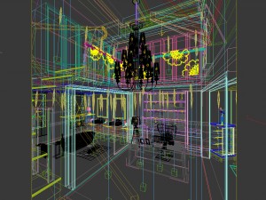 family - office - study room -0195 3D Model