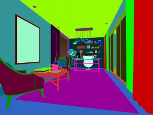 family - office - study room -0197 Modèle 3D
