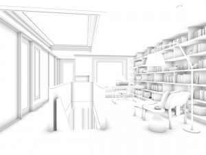 family - office - study room -0199 3D मॉडल