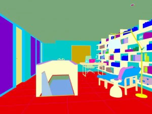 family - office - study room -0199 3D Model