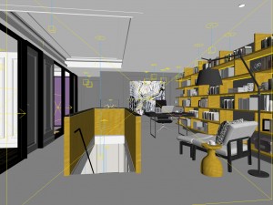 family - office - study room -0199 3D मॉडल
