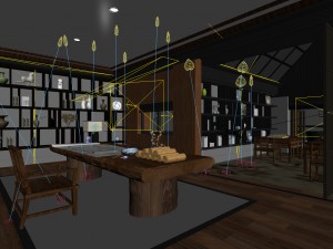 family - office - study room -0200 Modèle 3D