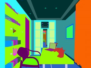 family - office - study room -0202 Modelo 3D