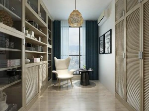 Familie - B&uuml;ro - Arbeitszimmer -0205 3D Modell