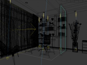 family - office - study room -0206 3D 모델