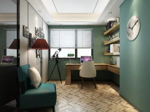 семья - офис - кабинет -0207 3D Модель