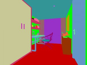 family - office - study room -0208 Modèle 3D