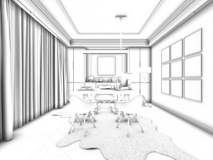 family - office - study room -0211 3D Model