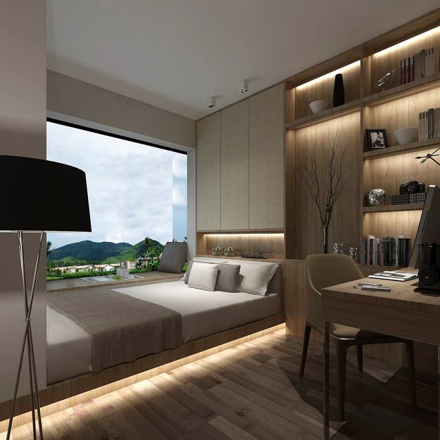 family - office - study room -0212 3D Model .c4d .max .obj .3ds .fbx .stl .blend 