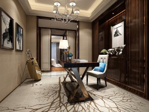 family - office - study room -0213 3Dモデル