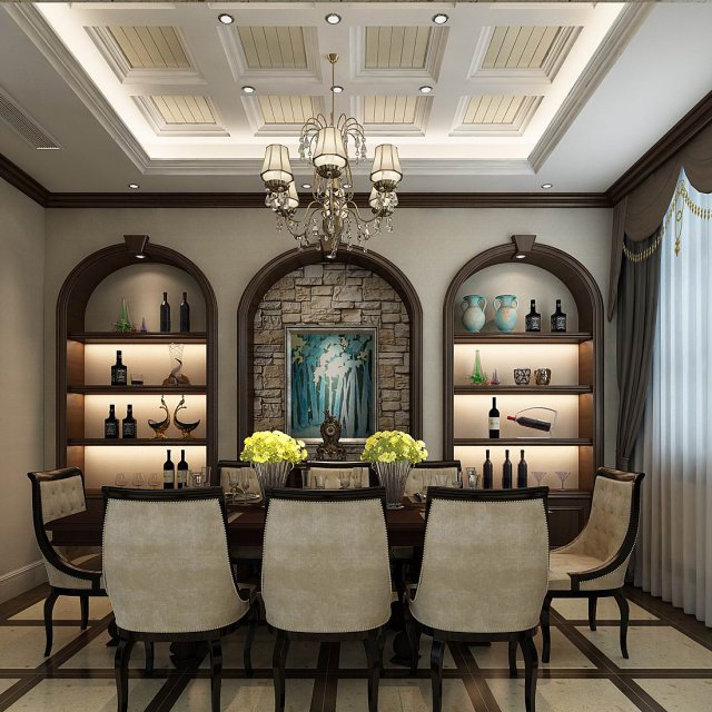 family - kitchen - restaurant 11 3D मॉडल .c4d .max .obj .3ds .fbx .stl .blend 