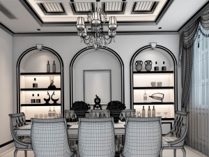 family - kitchen - restaurant 11 3D मॉडल