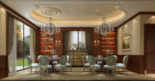 family - kitchen - restaurant 17 3D 모델 .c4d .max .obj .3ds .fbx .stl .blend 